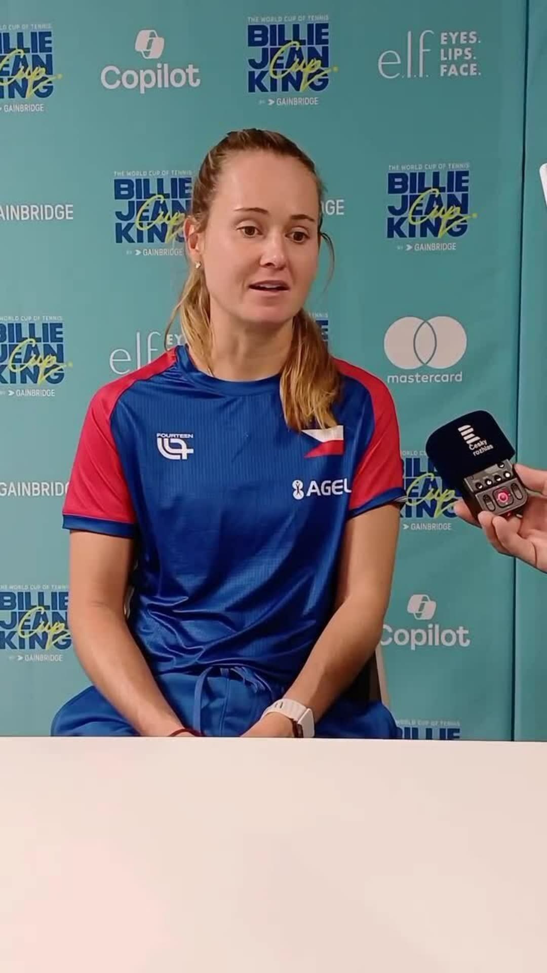 Bouzková a kapitánka Strýcová hodnotí postup v BJK Cupu