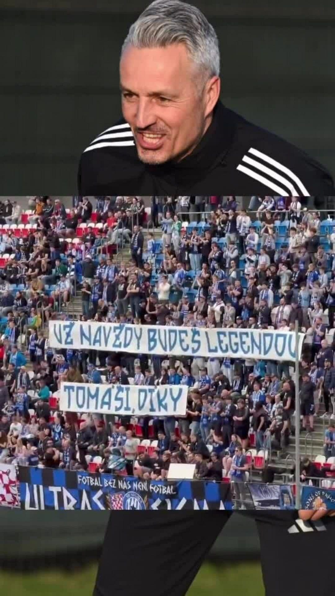 Fanoušci Olomouce ocenili odvolaného trenéra Janotku