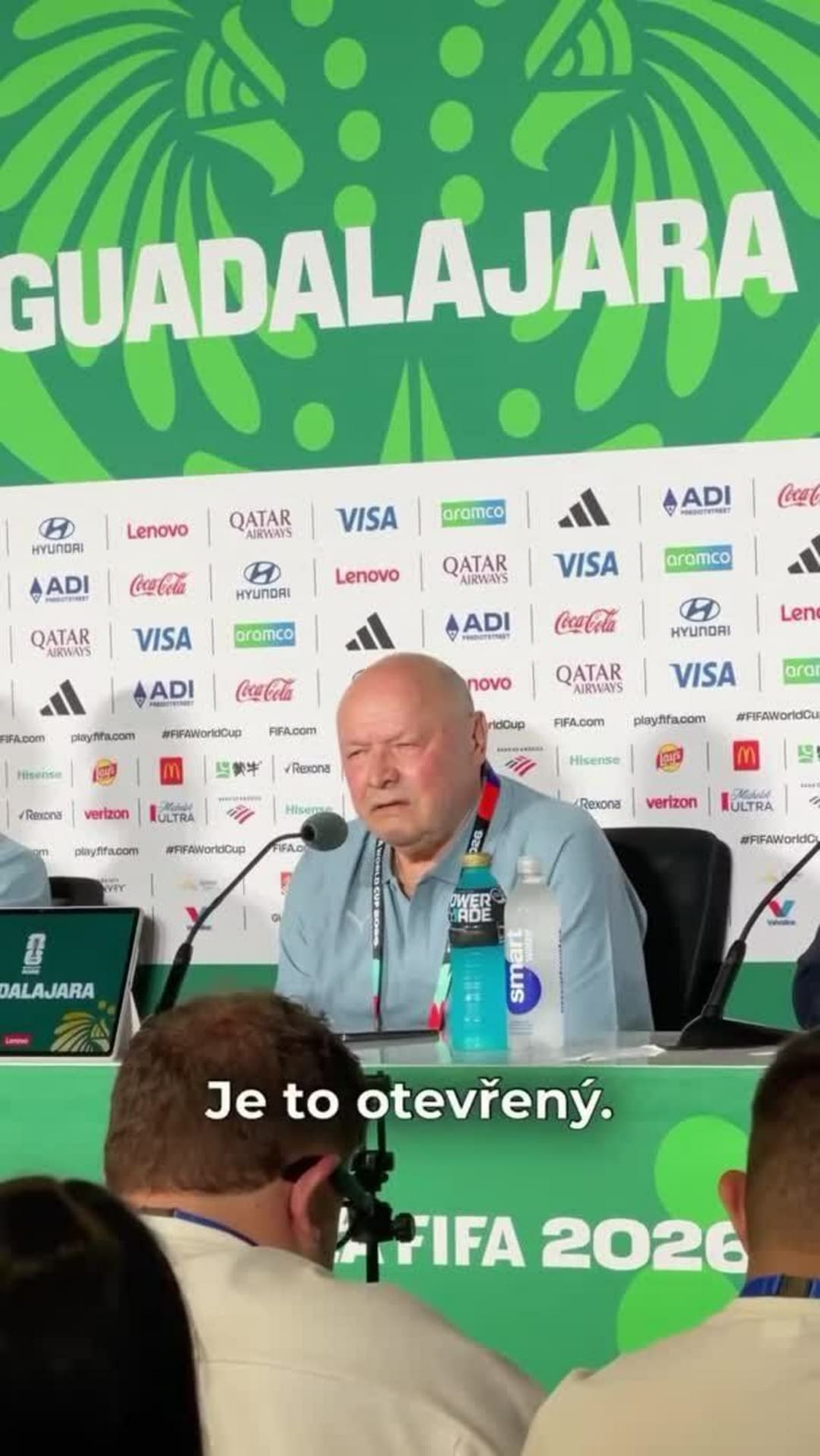 Reprezentační kouč Koubek na tiskové konferenci před utkáním Česka s Jižní Koreou